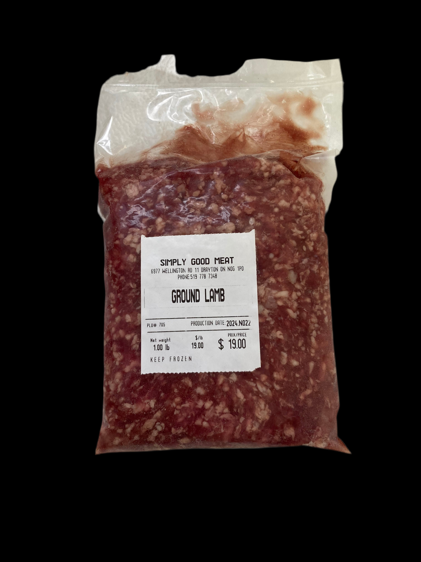 100% Grassfed Ground Lamb