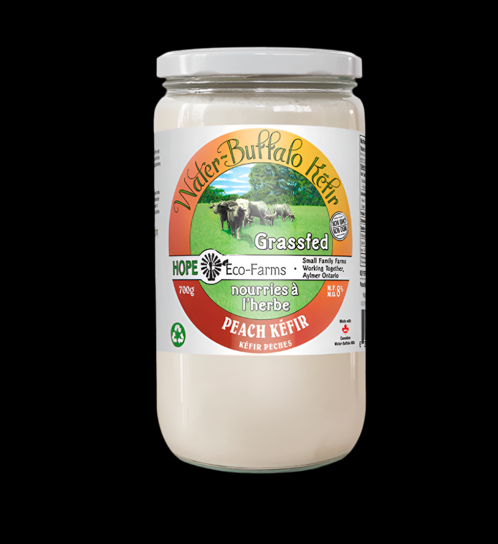 Grassfed Buffalo Peach Kefir