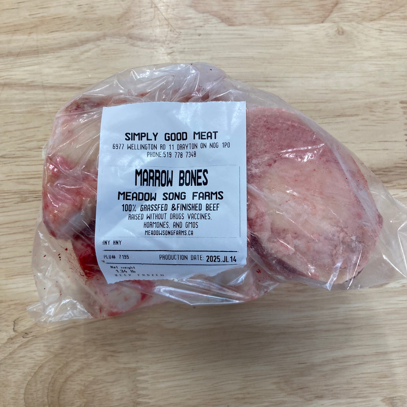 100% Grass-Fed Beef Marrow Bones