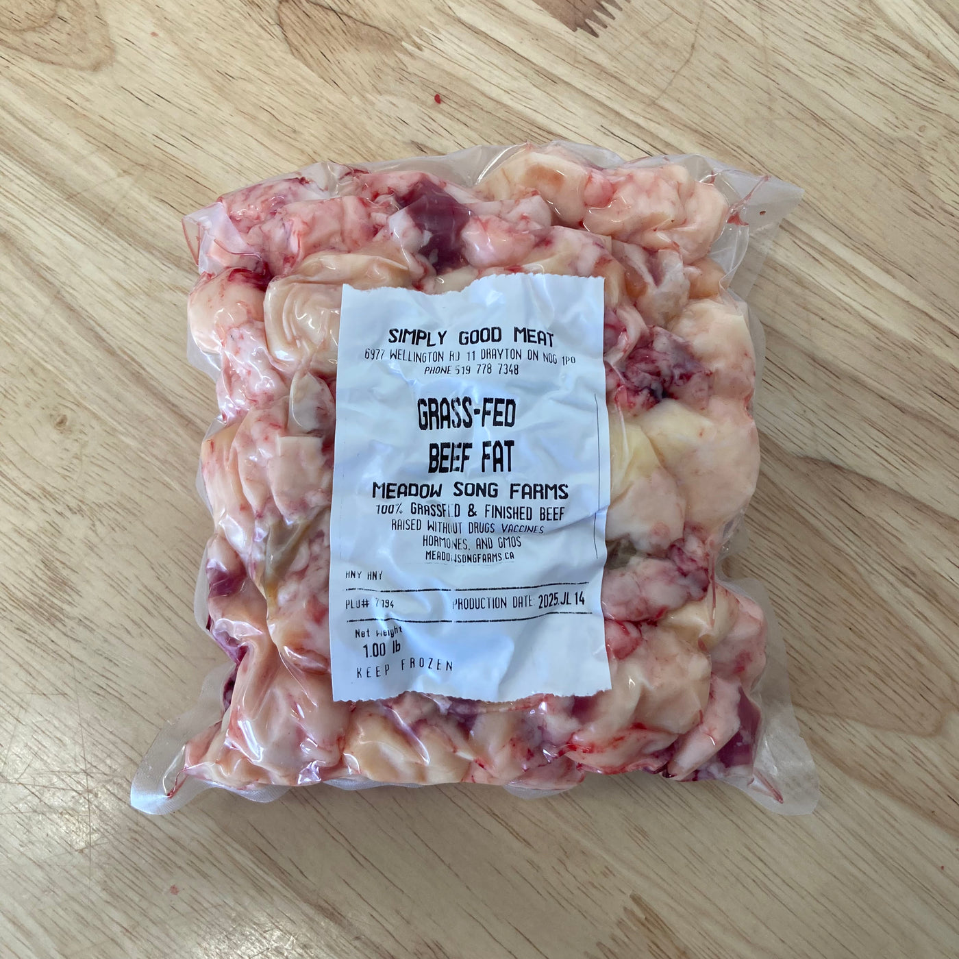 100% Grassfed-Fed Beef Fat