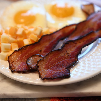 Pastured Pork Maple Bacon Slices.