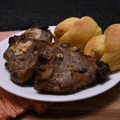 100% Grass-Fed Lamb Loin Chops.